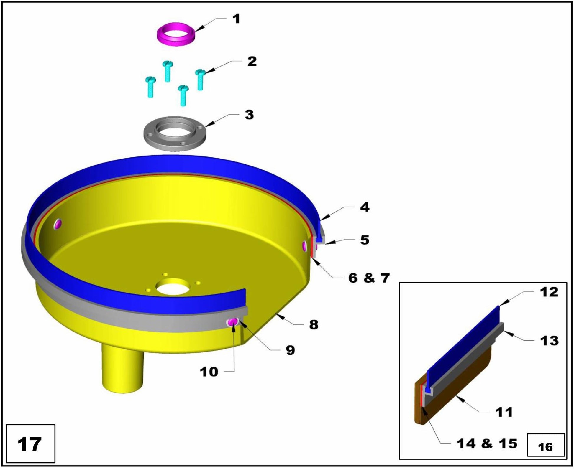 PRO-1200 Guard Assembly Parts