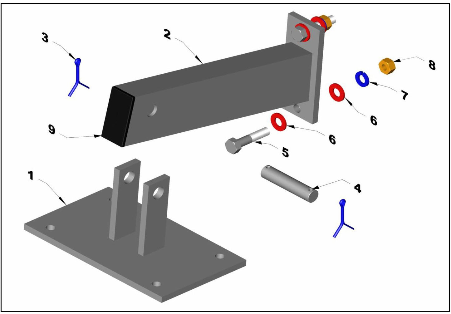 PRO-1200 Electric Motor Hanger Assembly Parts