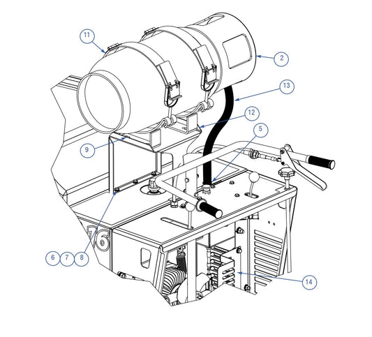 AW16 Propane Assembly Parts By Allen Engineering