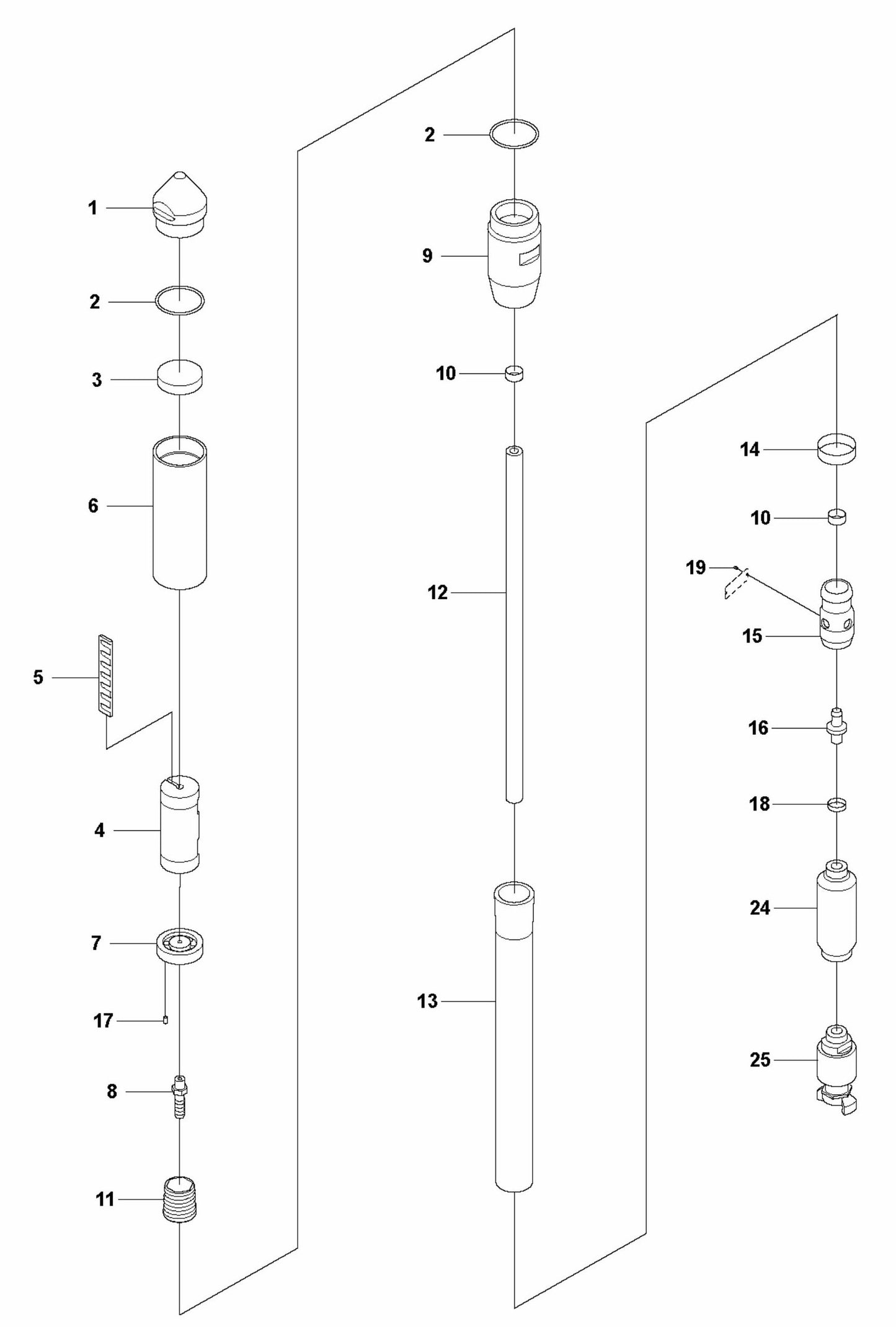 PV 57 Complete Product Assembly Parts By Husqvarna