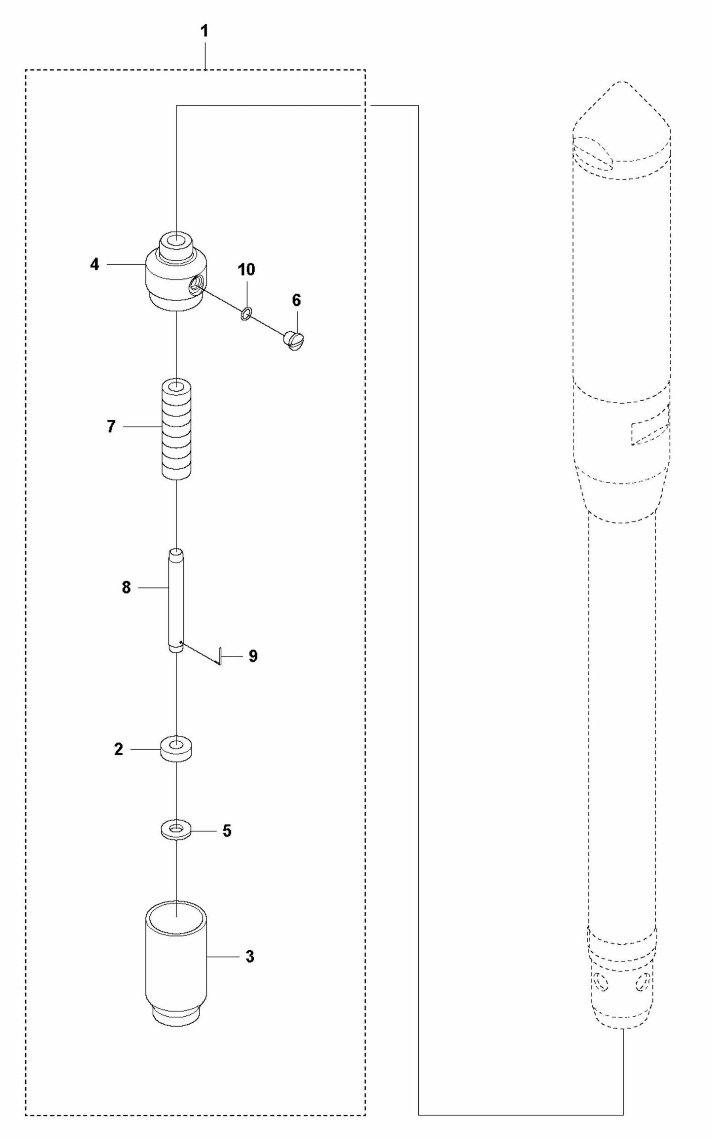 PV 57 Lubricator Assembly Parts By Husqvarna