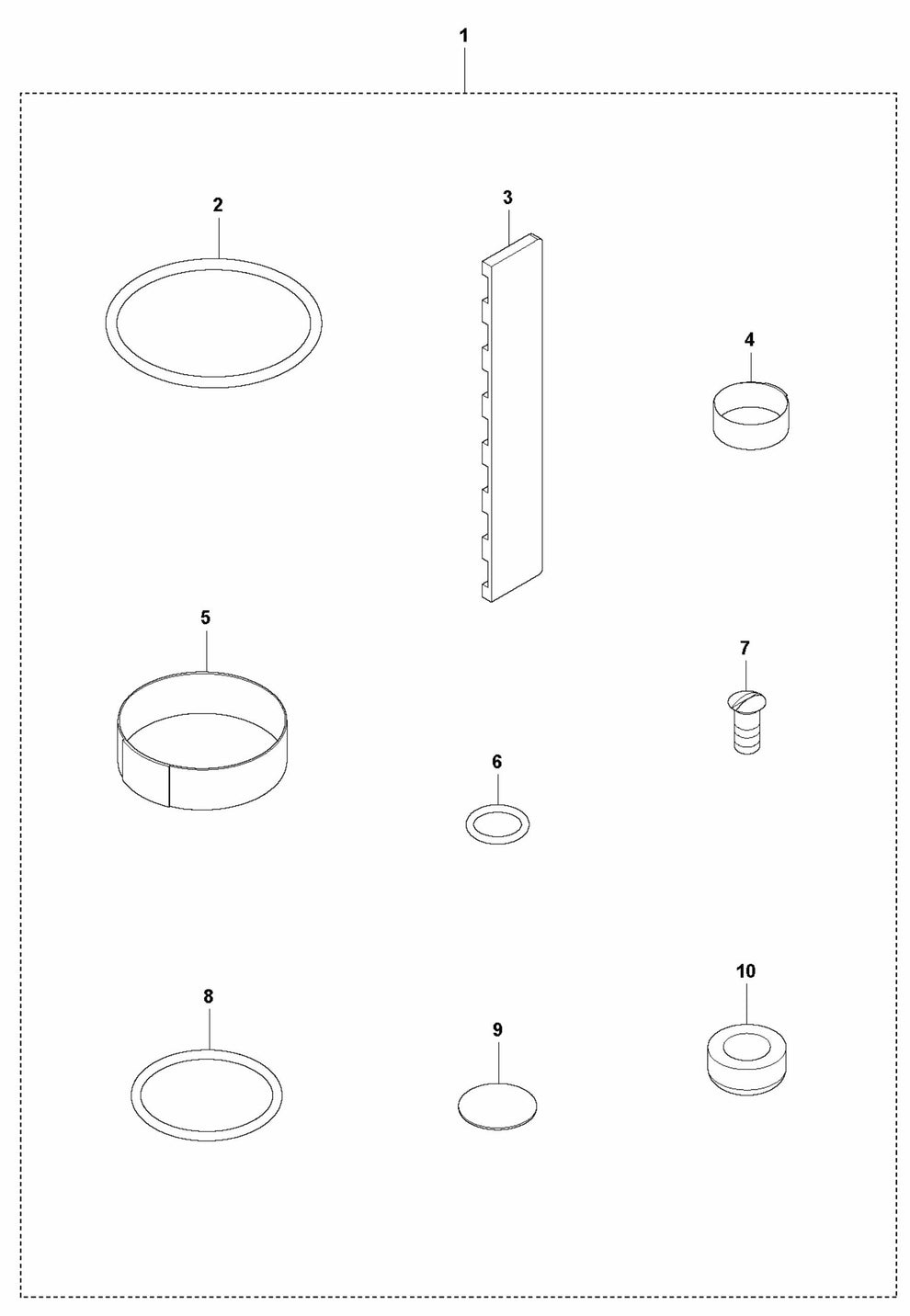 PV 67 Service Kit Assembly Parts By Husqvarna