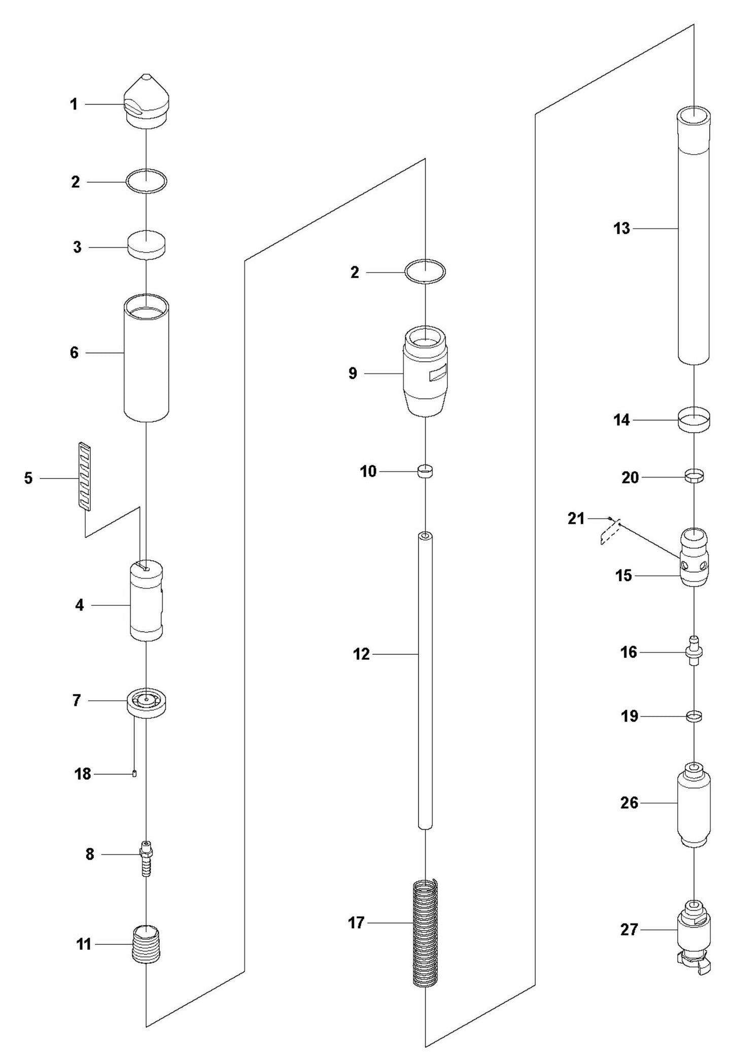 PV 77 Complete Product Assembly Parts By Husqvarna