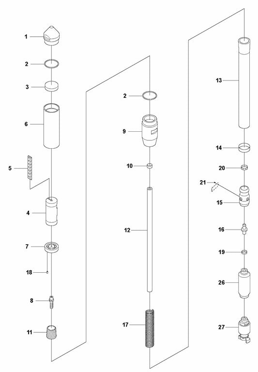 PV 77 Complete Product Assembly Parts By Husqvarna
