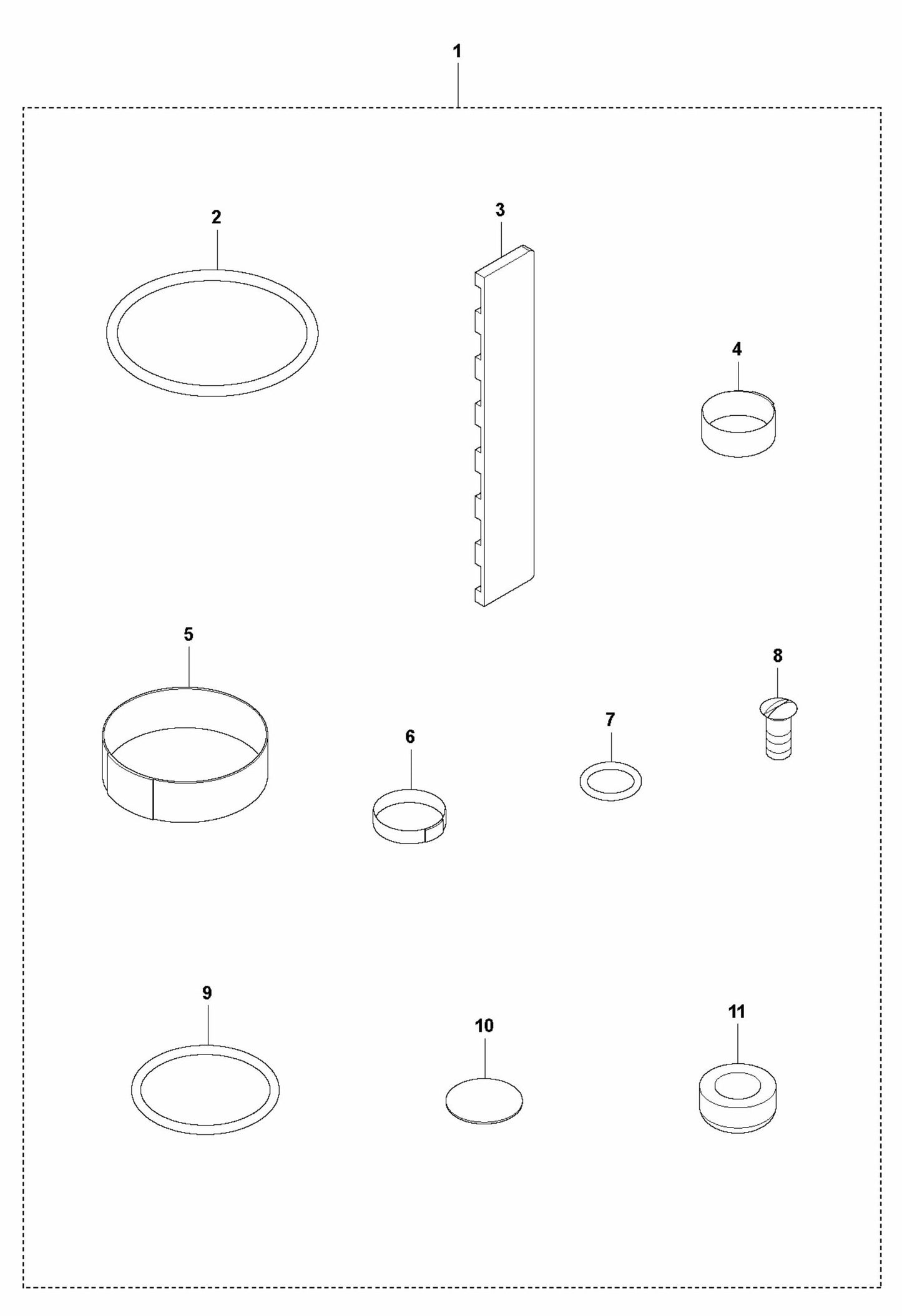 PV 77 Service Kit Assembly Parts By Husqvarna