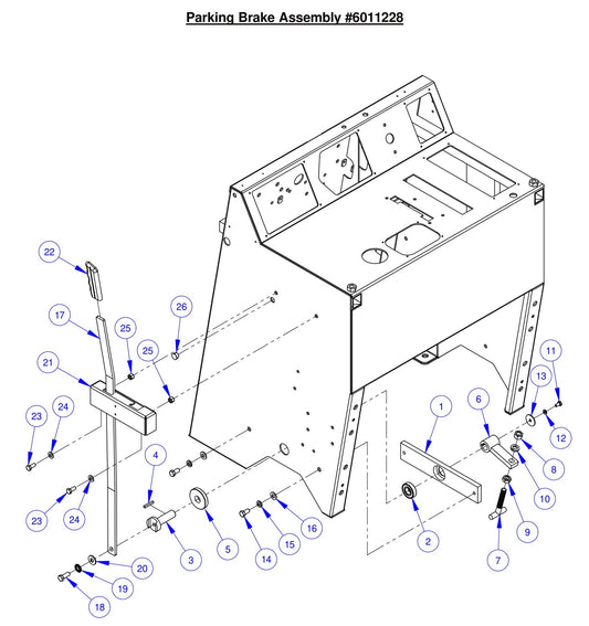 CC6561/CC6561-3 Parking Brake Assembly