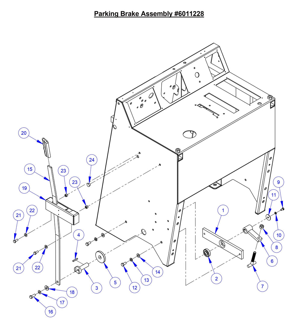 CC6566 Parking Brake Assembly