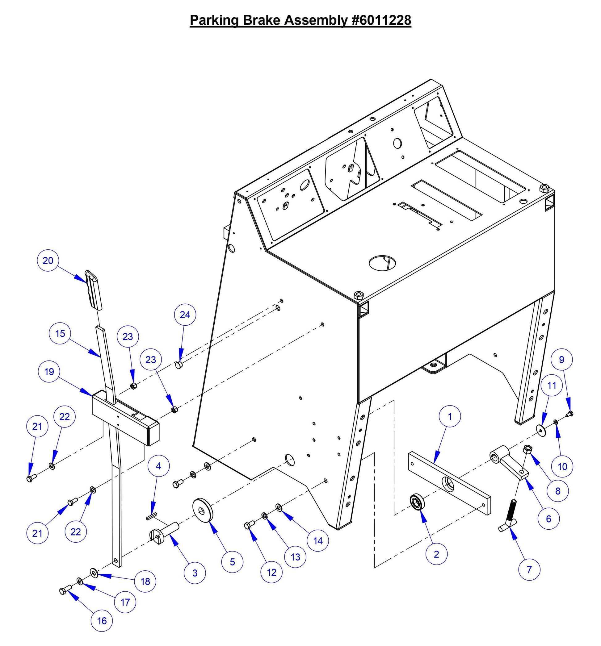 CC6566-3 Parking Brake Assembly