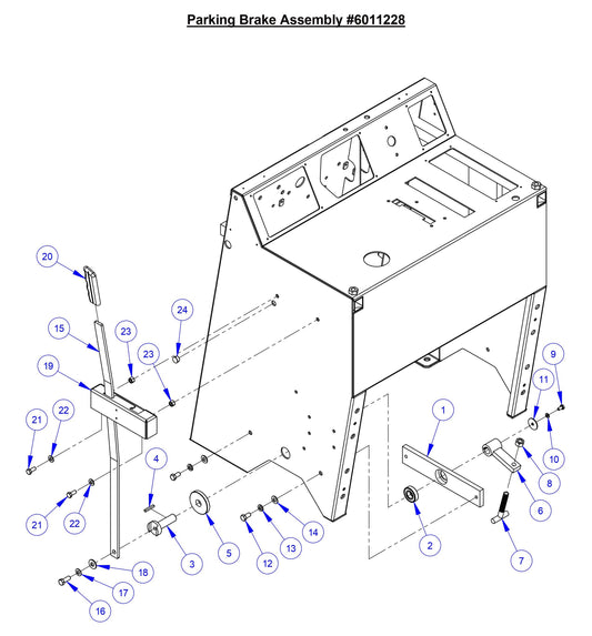 CC6566-3 Parking Brake Assembly