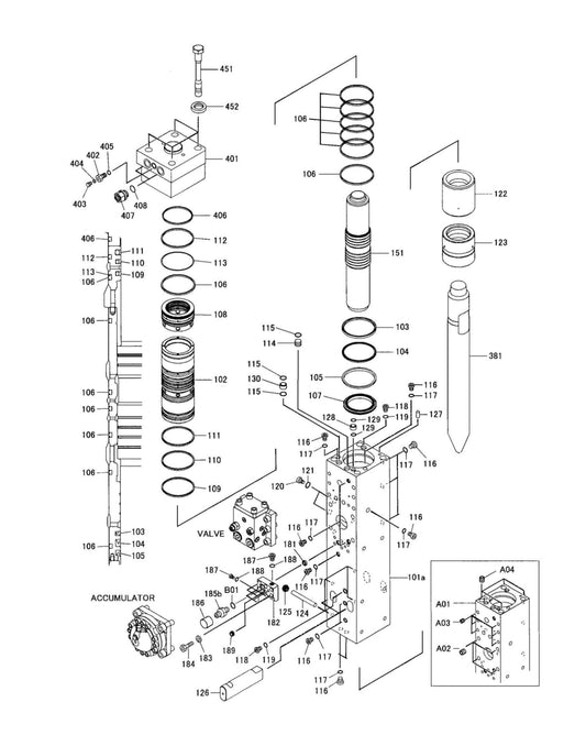 Parts Breakdown Parts for Fx175 By Husqvarna