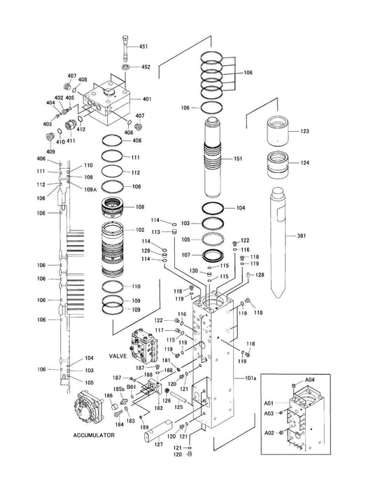 Parts Breakdown Parts for Fx375 By Husqvarna