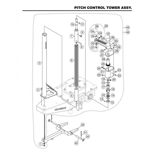 HHNG4 HHNG5 Pitch Control Tower Assembly (Fig 1)