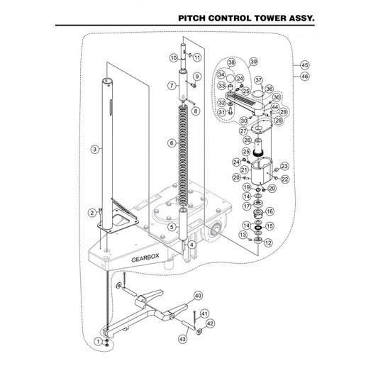 HHNG4 HHNG5 Pitch Control Tower Assembly (Fig 2)