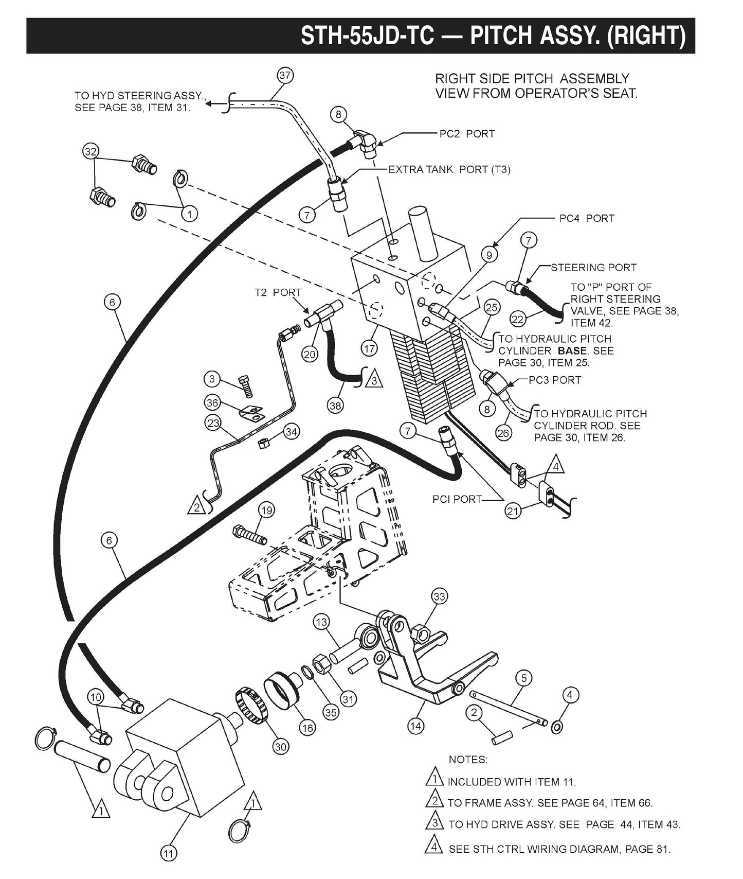 STH Pitch Assembly (Right)