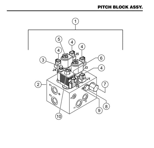 STX6H Pitch Block Assembly