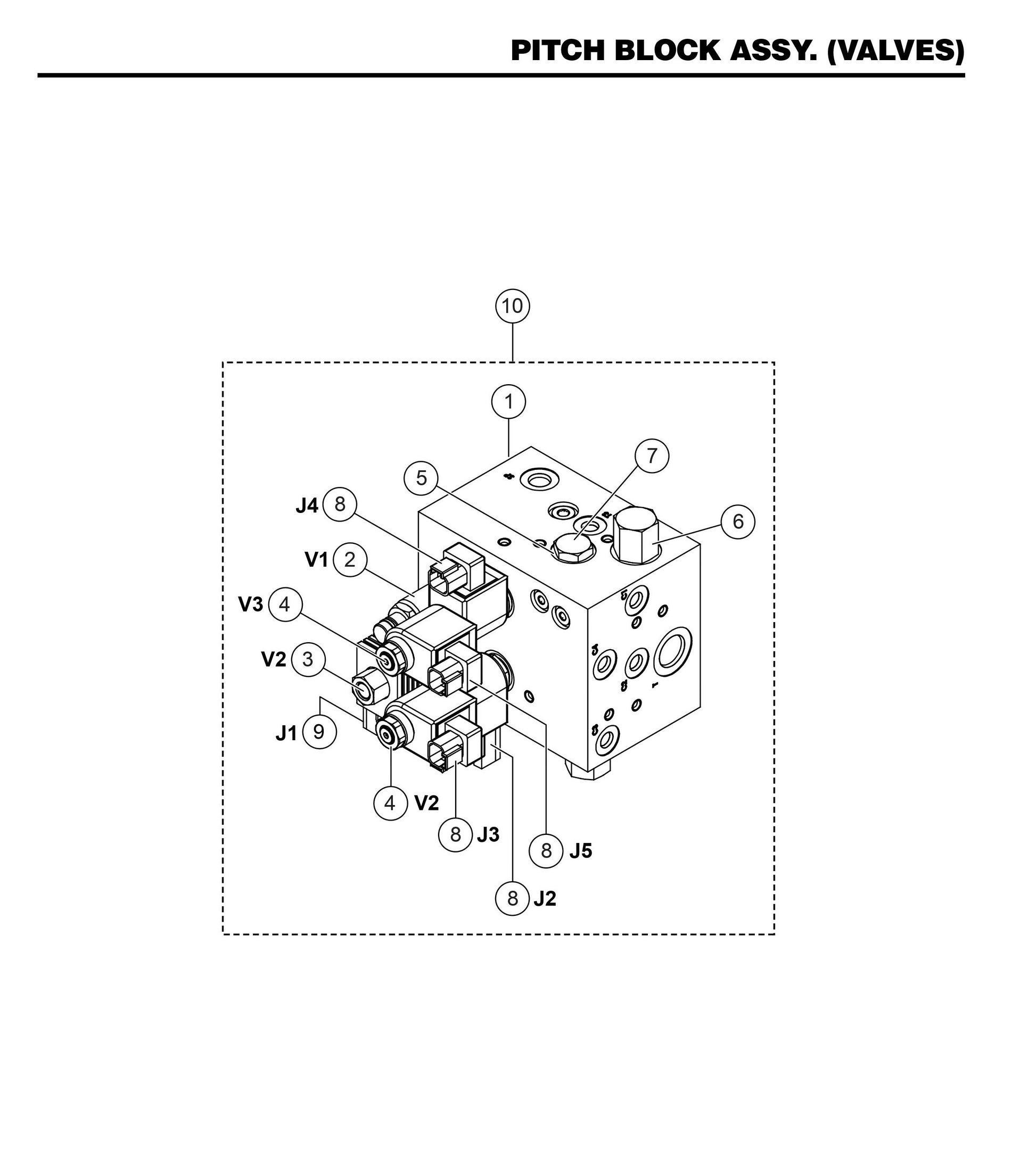 STXD6I Pitch Block Assembly (Valves)