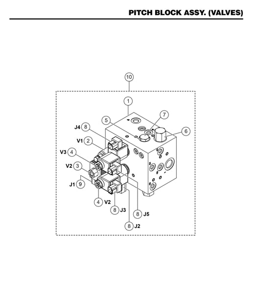 STXD6I Pitch Block Assembly (Valves)