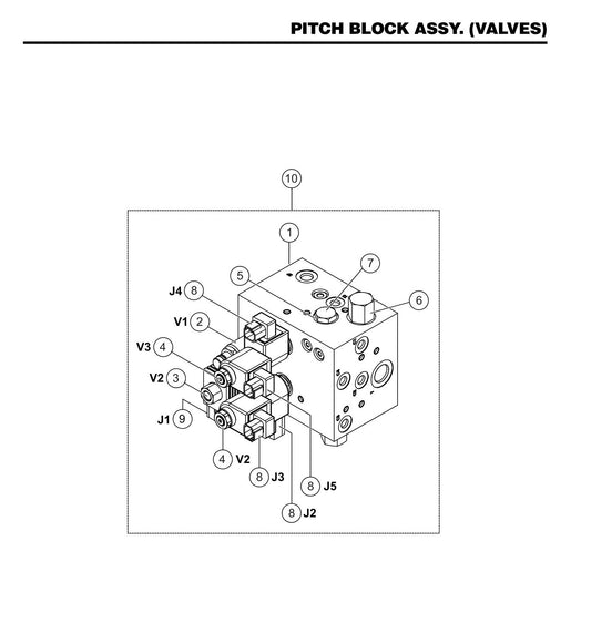 HTXD6I Pitch Block Assembly (Valves)