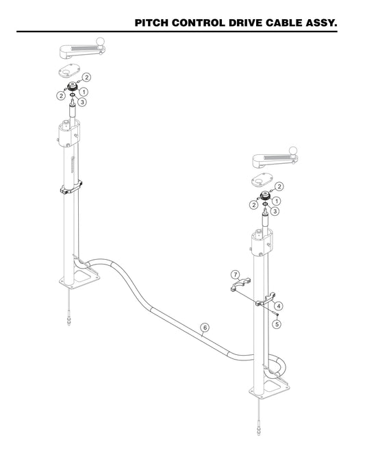 HTNS5S-2 Pitch Control Drive Cable Assembly