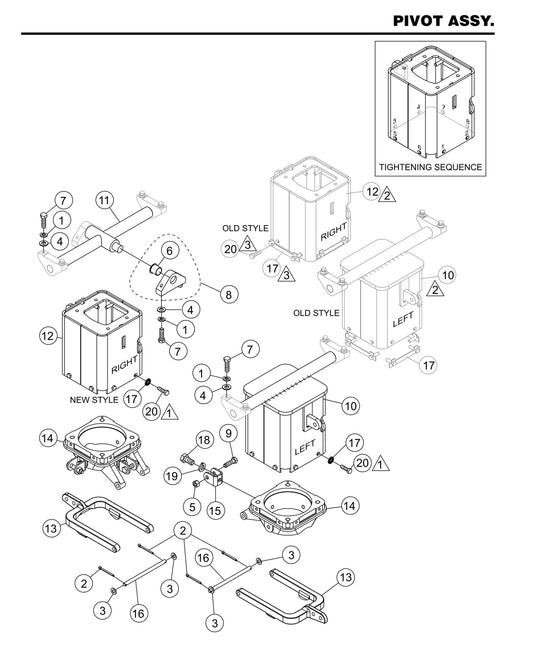 STX55J6-Y6 Pivot Assembly