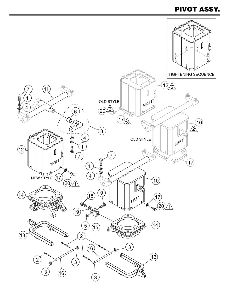STX55J6-Y6 Pivot Assembly