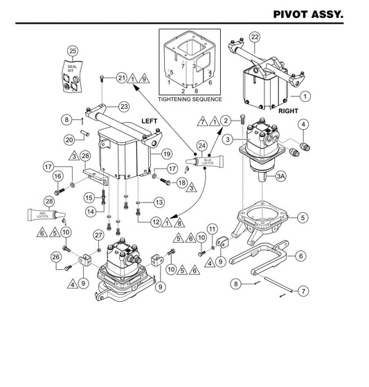HTXD6I Pivot Assembly