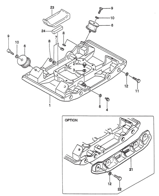 MVH502DSB Vibrating Plate Assembly Parts