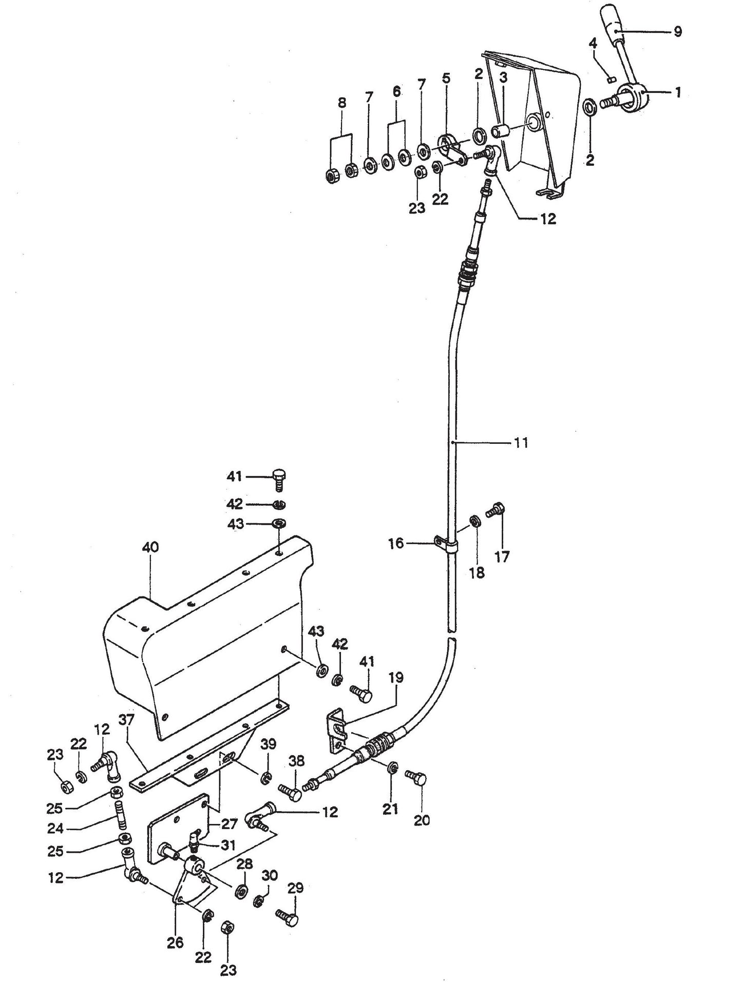 MVH502DSB Throttle Assembly Parts