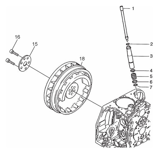 MVH502DSB HATZ 1D81S Engine Flywheel Assembly Parts