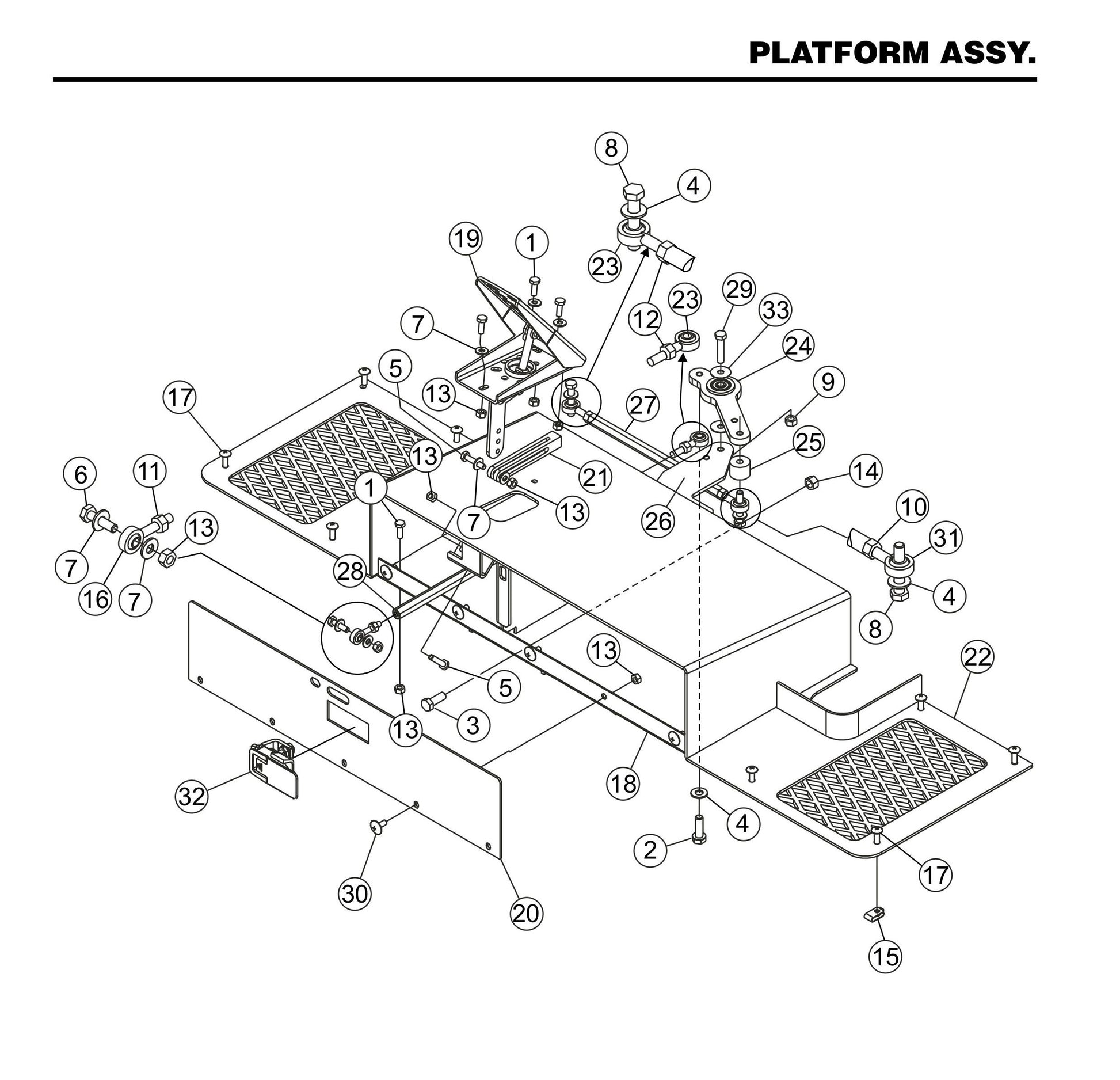 STX55J6-Y6 Platform Assembly