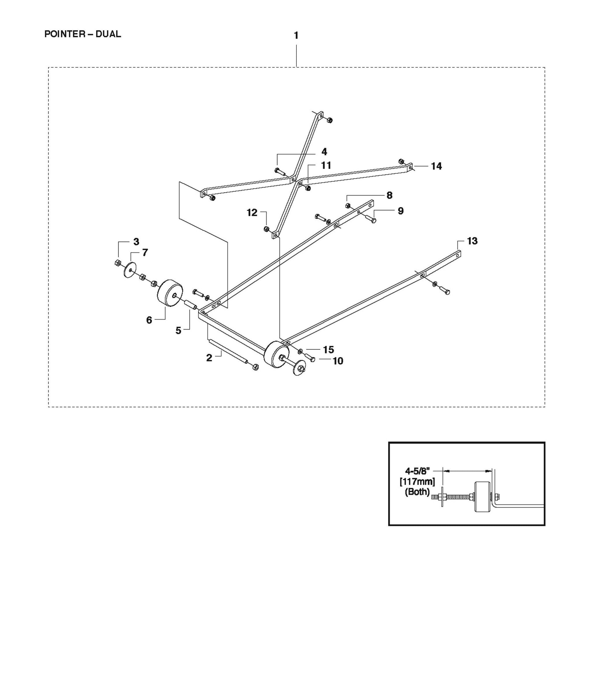 Pointer-Dual Parts For FS524 By Husqvarna