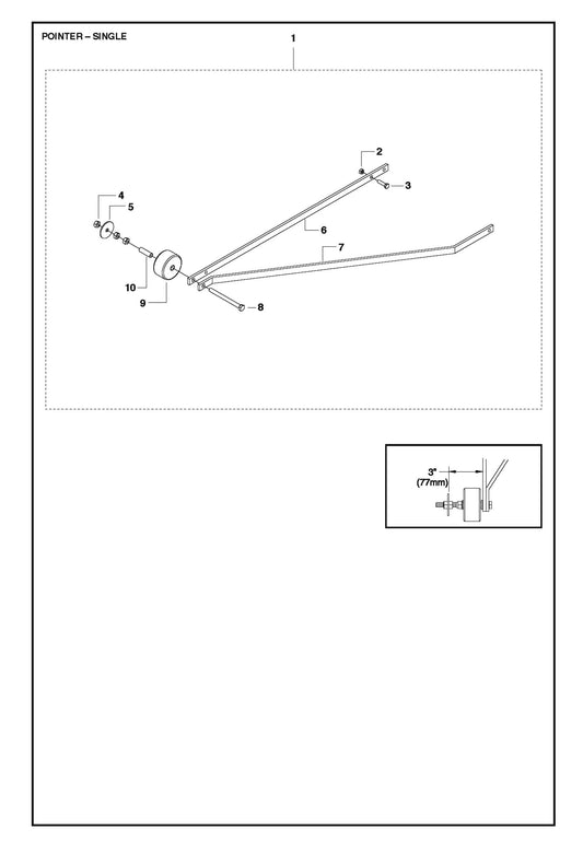 Pointer-Single For FS513 By Husqvarna