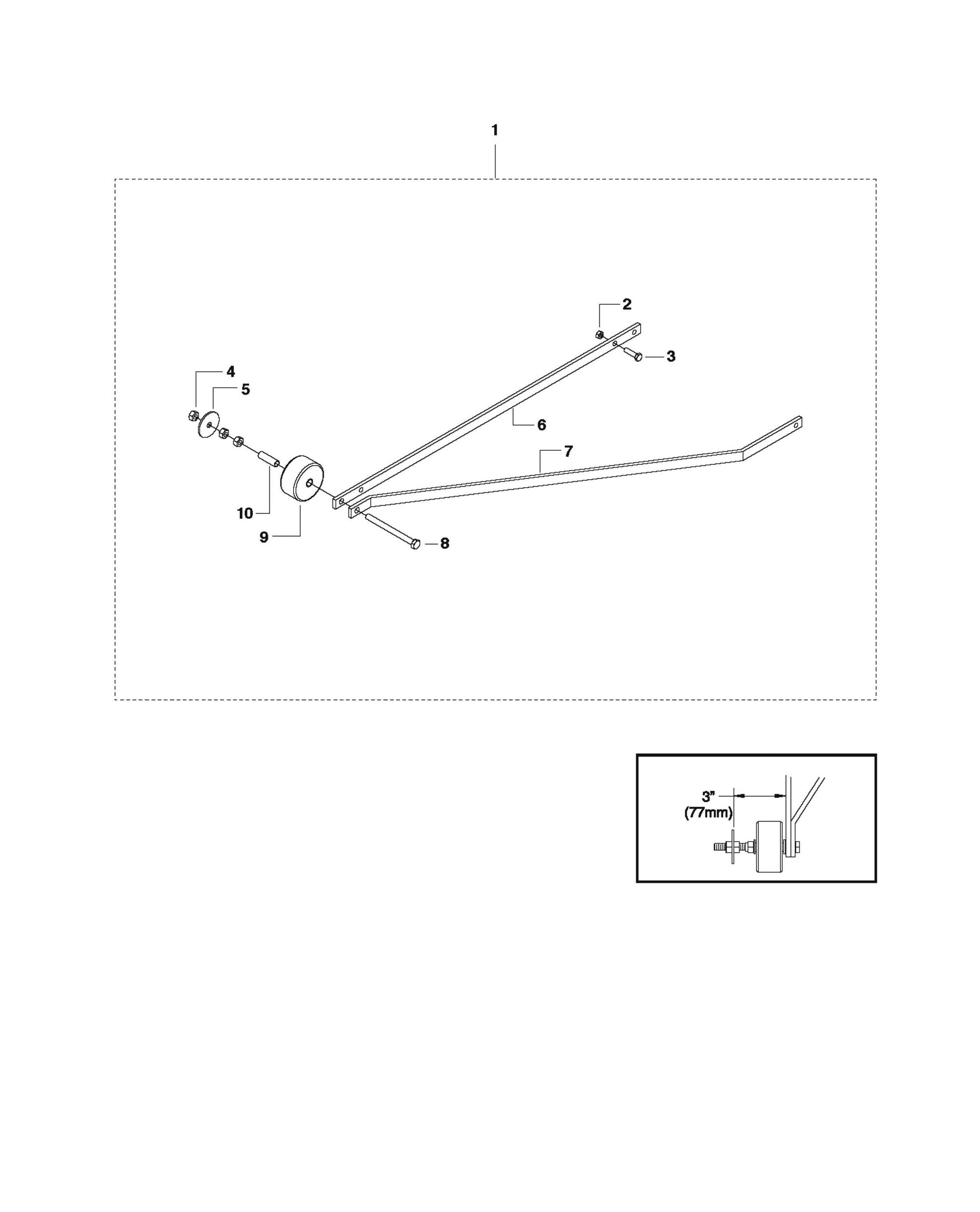 Pointer-Single For FS410 D By Husqvarna