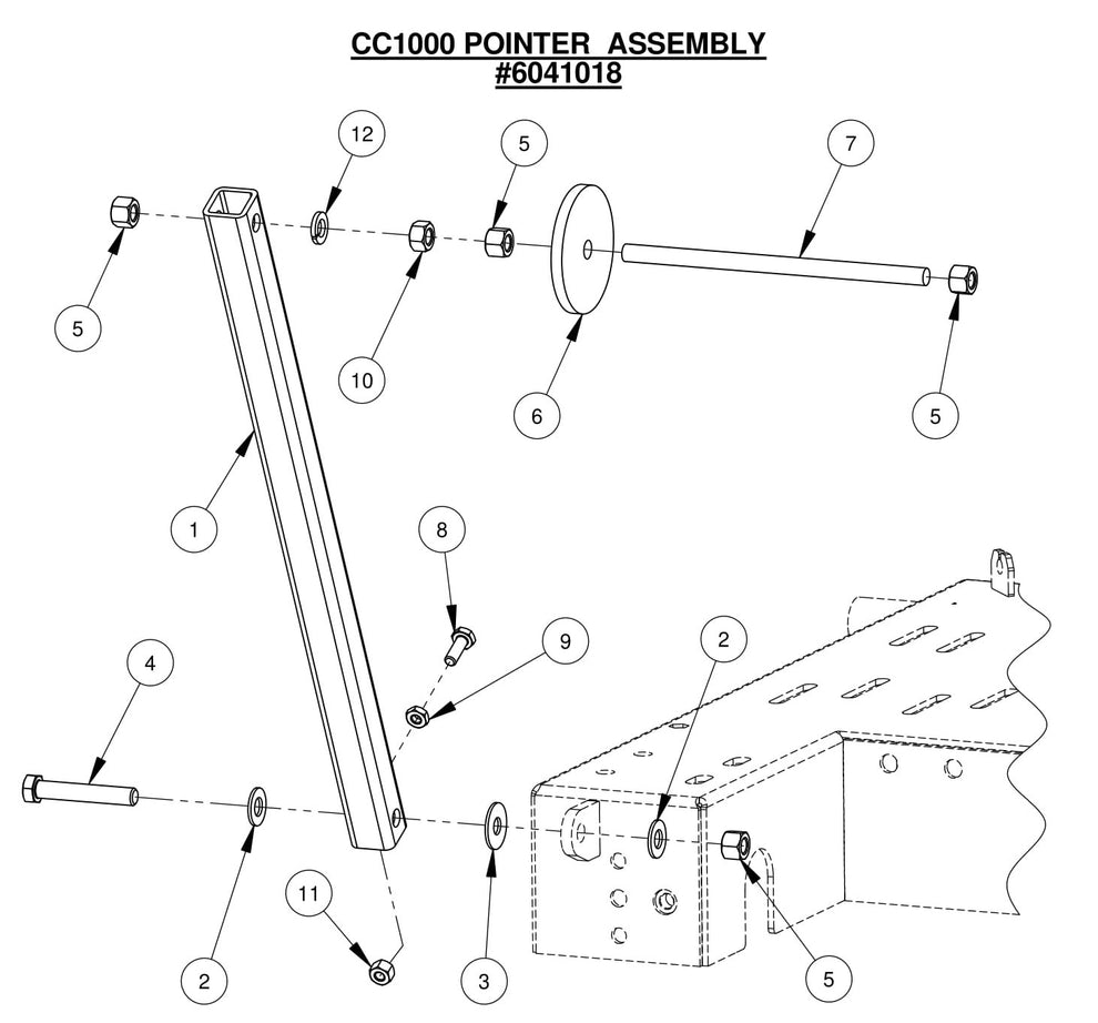 CC1000 Pointer Assembly