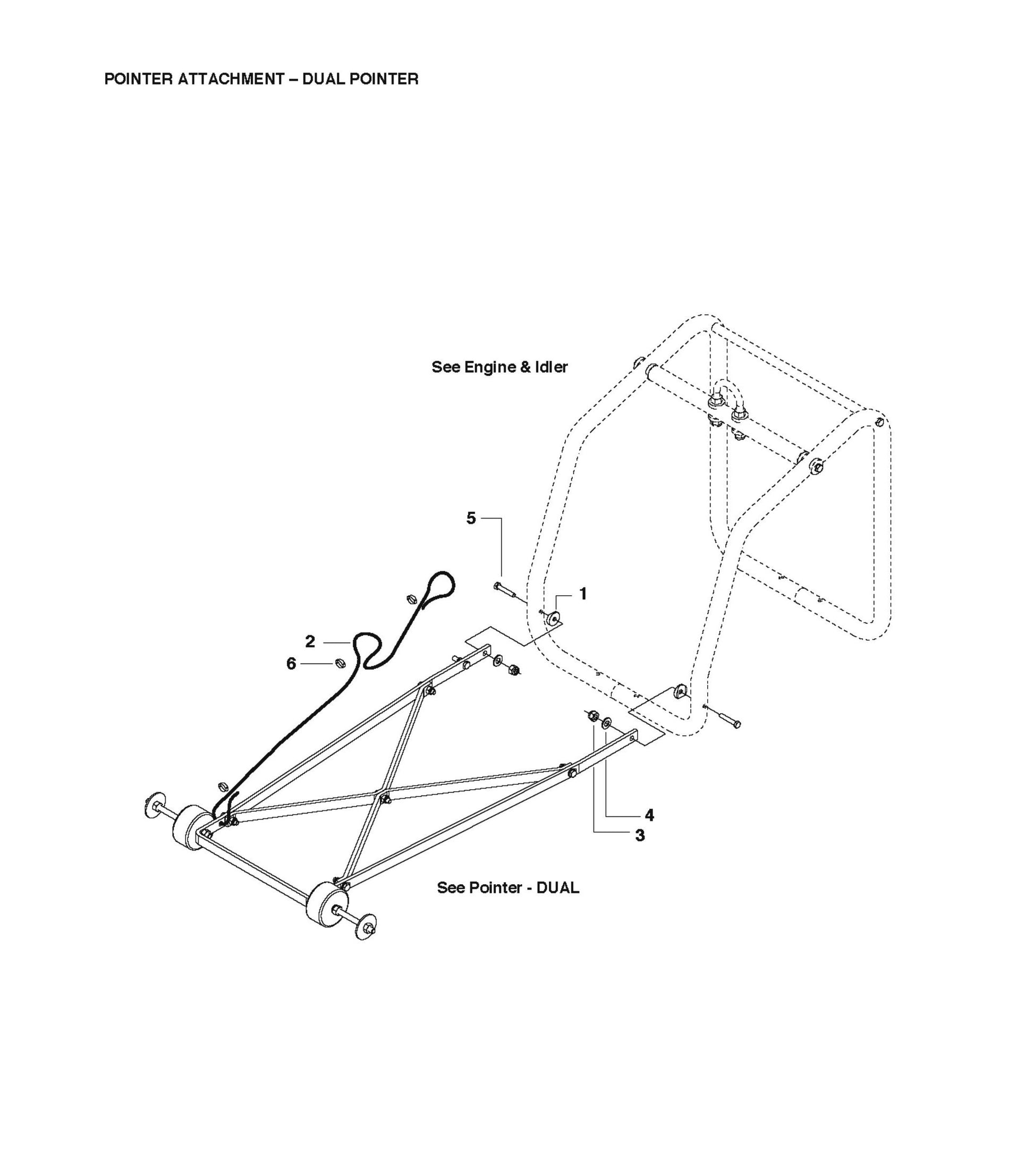 Pointer Attachment-Dual Pointer Parts For FS524 By Husqvarna