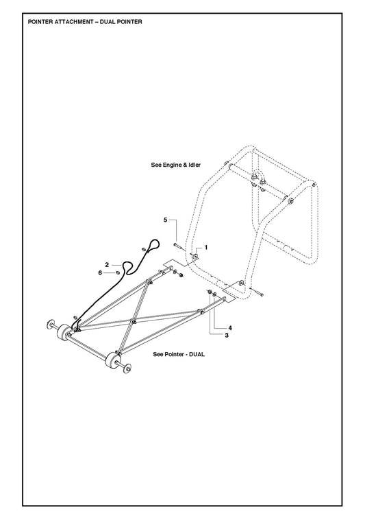 Pointer Attachment-Dual Pointer For FS513 By Husqvarna