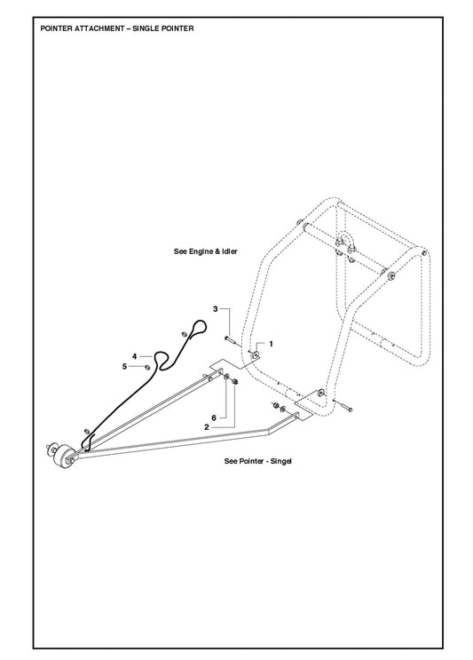 Pointer Attachment-Single Pointer For FS513 By Husqvarna