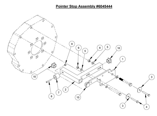 CC4144DXL Pointer Stop Assembly