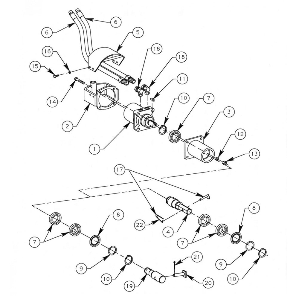 Power Head Assembly M471-12, M471-20, M553-12, And M553-20 Series DIG-R-TACH Parts By General Equipment