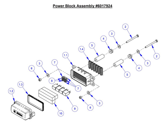 CC7574DD Power Block Assembly