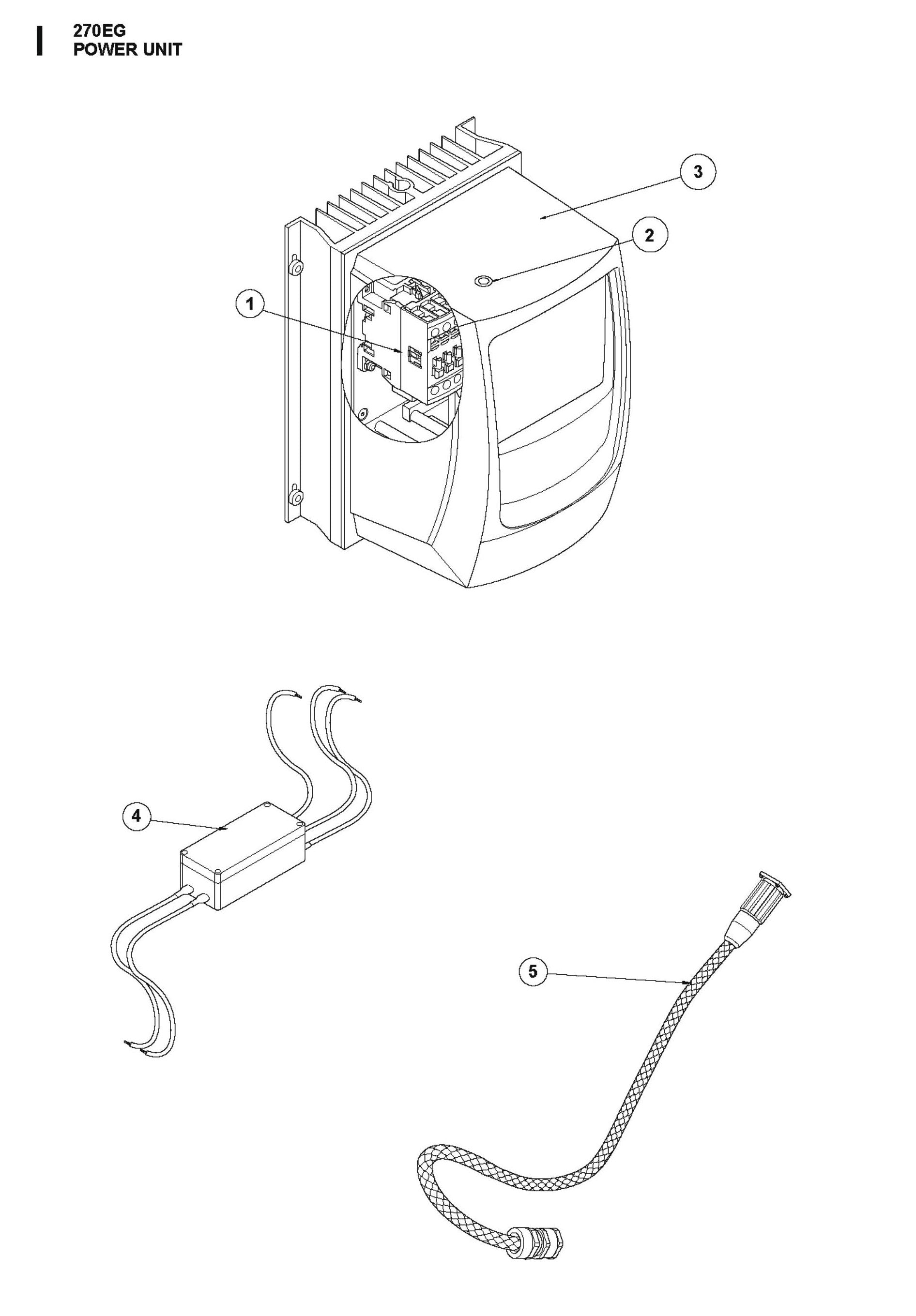 Power Unit Parts For HTC 270 EG By Husqvarna