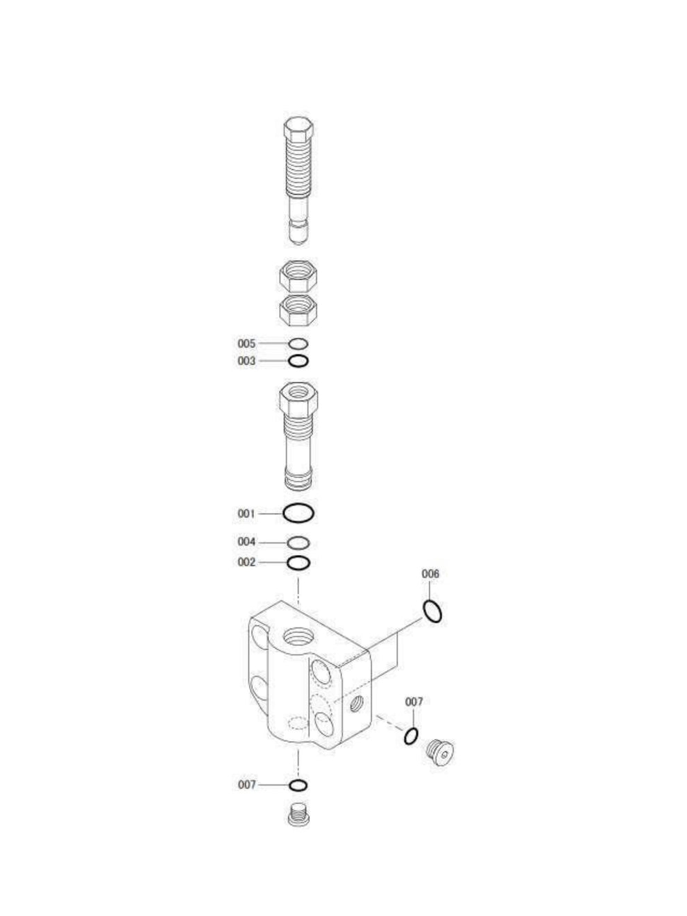 Pressure Control Valve Parts for FX770 By Husqvarna