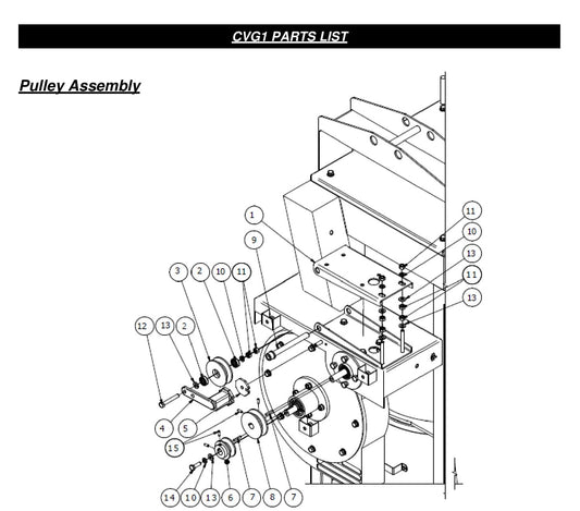 CVG1 Pulley Assembly