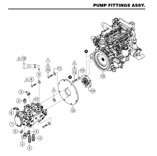 HTX6H Pump Fitting Assembly