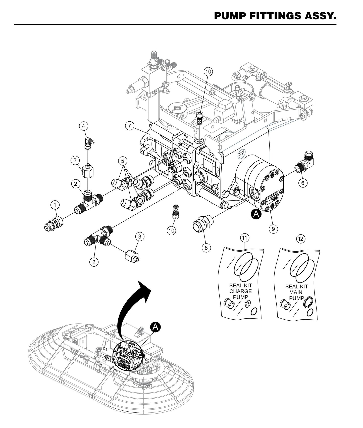 STXD6I Pump Fittings Assembly