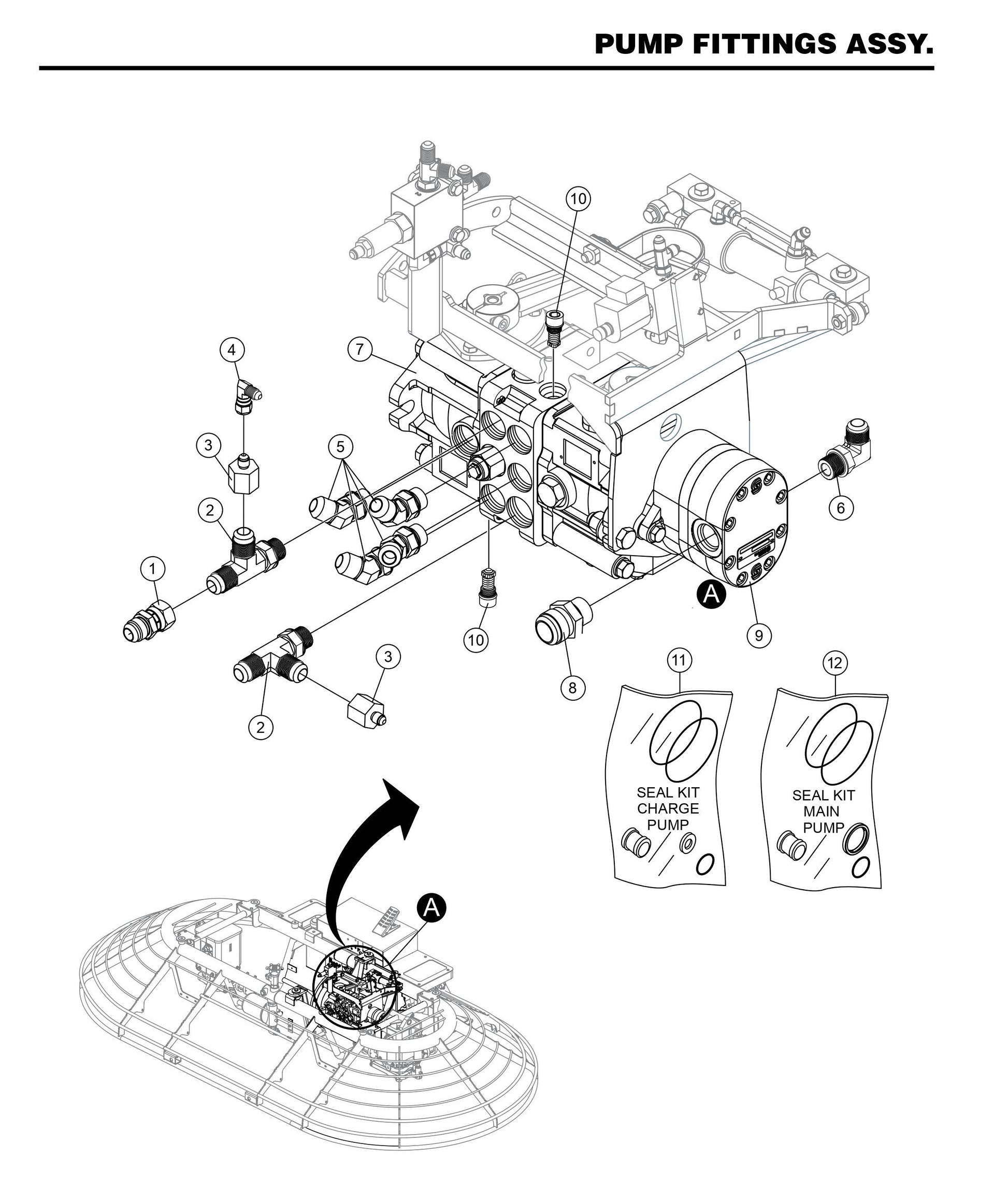 STXD6I Pump Fittings Assembly