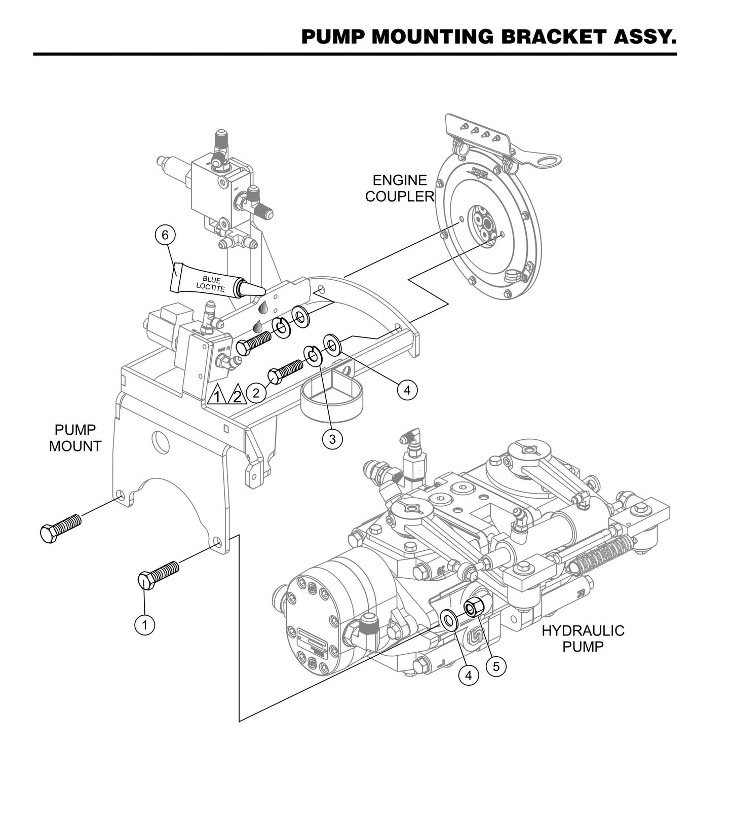 STXD6I Pump Mounting Bracket Assembly