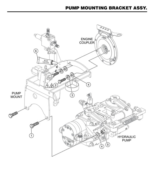 STXD6I Pump Mounting Bracket Assembly