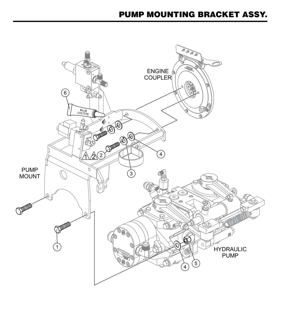 STXD6I Pump Mounting Bracket Assembly