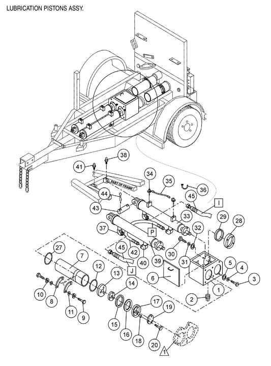 ST-45HRM CE Lubrication Pistons Assembly Parts